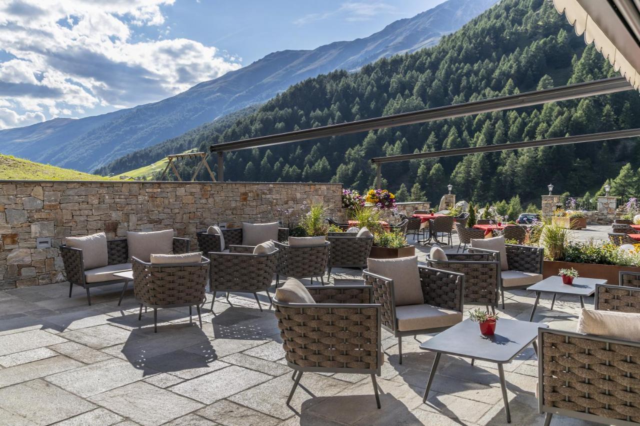 Almhotel Glieshof Malles Venosta Esterno foto